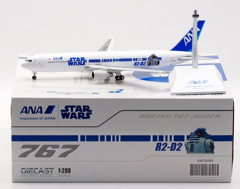 JC Wings 1/200 ANA B767-300 ウイングレット付 1:200 JC Wings Diecast Aircraft Model ANA Airlines Boeing