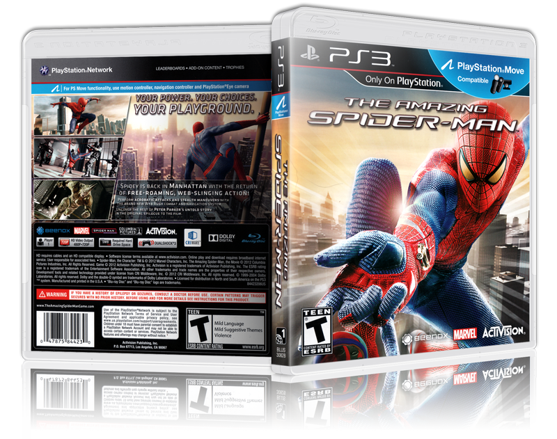 The Amazing Spider-Man - Replacement PS3 Cover and Case. NO GAME!!のeBay