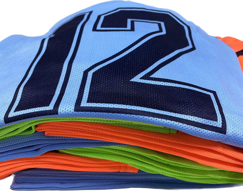 Child Adult Soccer Football Jersey Sports team Training Nylon numbered Vests