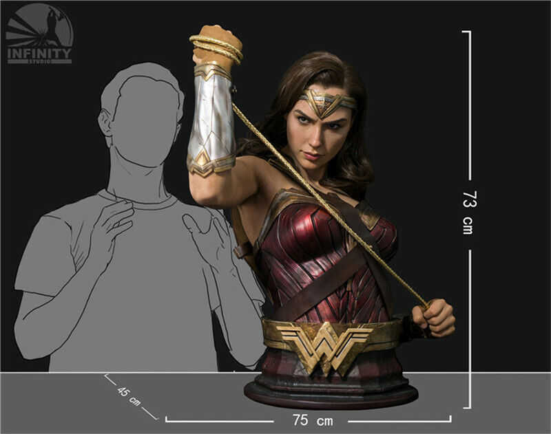 Wonder Woman Bust 1/1 Scale Life size Resin Model INFINITY Studios | eBay
