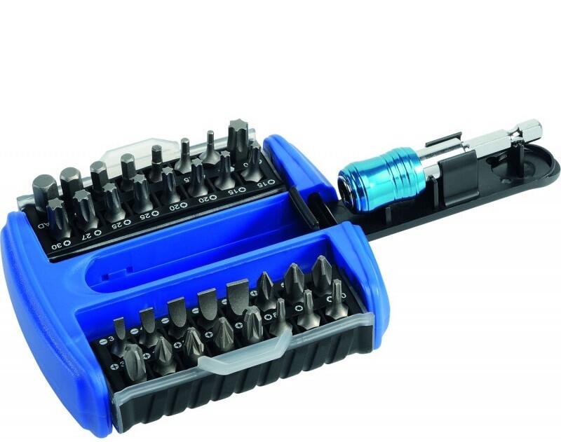 HEYTEC Bit-Box-Satz 33-tlg. für Akku Schrauber Akku Schlagschrauber Schrauber 