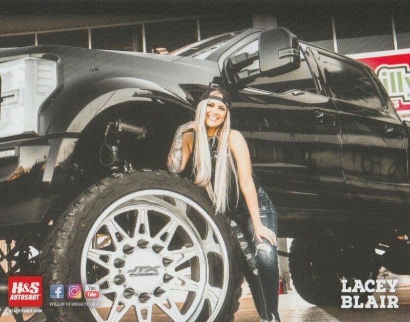 2021 LACEY BLAIR H&S Autoshot Diesel Brothers Ford SEMA Show B/B Promo Card