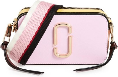 Pre-owned Marc Jacobs Womens The Snapshot Small Camera Bag - Sweet Dreams Multi In Rose Beige