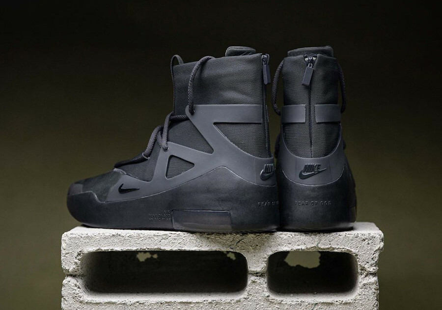 Nike Air Fear Of God 1 Triple Black Sz 13 FOG | eBay