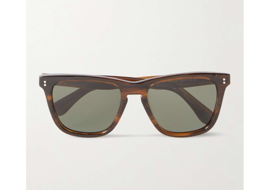 Pre-owned Oliver Peoples Lynes Polarized Sun Tuscany Tortoise /g-15 Polar Msrp $684 Rare In Gray