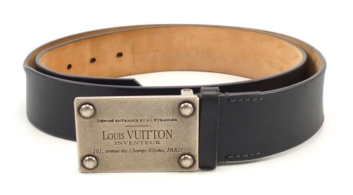 LOUIS VUITTON Ceinture Seattle belt #95 M6834T Damier  display picture 2