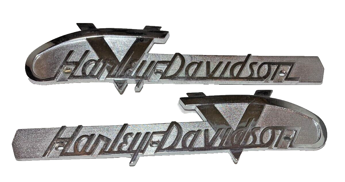 HARLEY-DAVIDSON バッジ NEW VTG HARLEY-DAVIDSON Retro Patch Gray Up Wing Long Bar