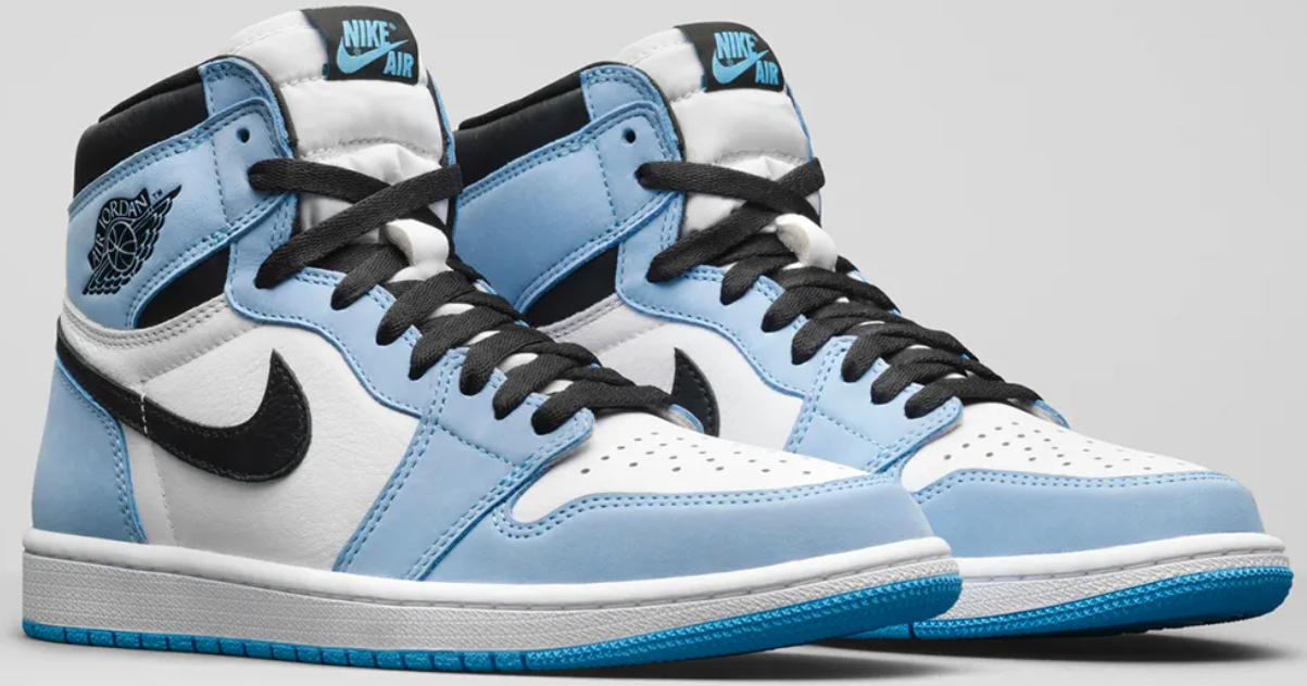 Nike Air Jordan 1 High OG UNC University Blue 555088-134