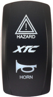 XTC Power Products Dash Switch Rocker Face Xtc Hazard/Horn SW00-00132037