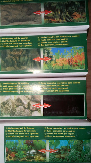 Aquariumfolie versch. Größen beidseitig bedruckt, Rückwandfolie,Aquariumrückwand