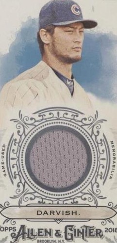 2018 Topps Allen & Ginter - Yu Darvish #FSRB-YD