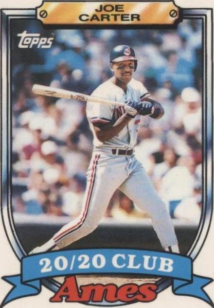 Topps Ames 20/20 Club 1989 - Joe Carter #9