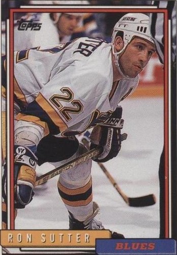 1992-93 Topps - Ron Sutter #371