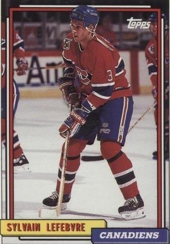1992-93 Topps - Sylvain Lefebvre #341