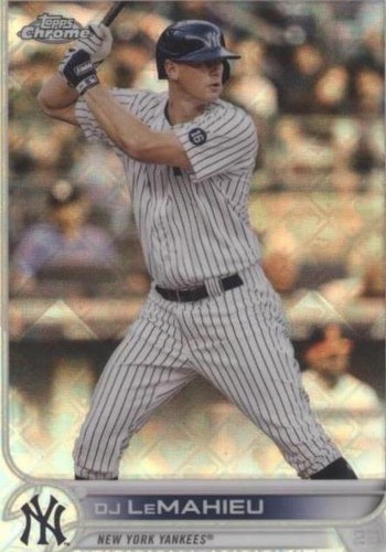 2022 Topps Chrome Logofractor Edition - D.J. LeMahieu #62