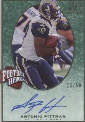 2007 SP Chirography Antonio Pittman #FH-PI