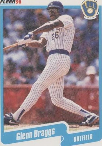 1990 Fleer - Glenn Braggs #317