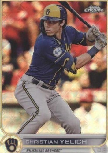 2022 Topps Chrome Logofractor Edition - Christian Yelich #106