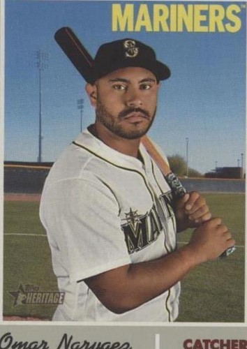 2019 Topps Heritage High Number - Omar Narvaez #607