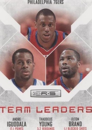 2010-11 Panini Rookies & Stars - Elton Brand/Andre Iguodala/Thaddeus Young #23