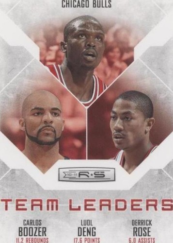 2010-11 Panini Rookies & Stars - Carlos Boozer/Derrick Rose/Luol Deng #4