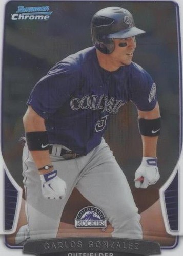 2013 Bowman Chrome - Carlos Gonzalez #186