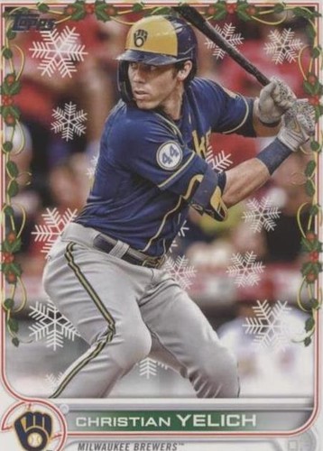 2022 Topps Holiday - Christian Yelich #HW185