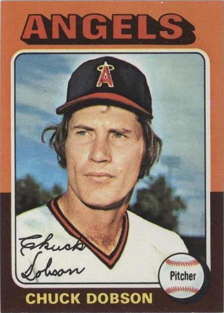 1975 Topps Mini - Chuck Dobson #635