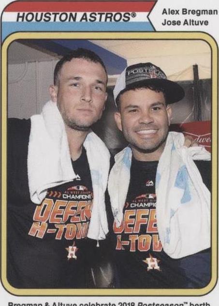 2018 Topps Throwback Thursday #TBT - Alex Bregman Jose Altuve #198