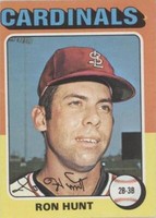 1975 Topps Mini - Ron Hunt #610