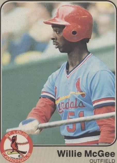 Fleer 1983 - Willie McGee #15