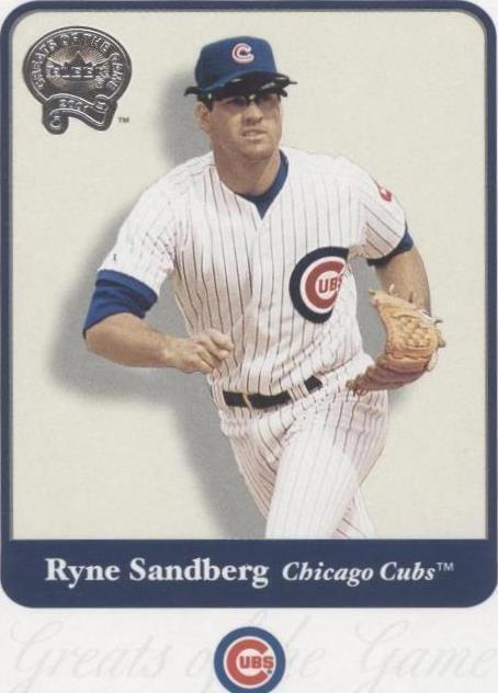 2001 Fleer Greats of the Game - Ryne Sandberg #79