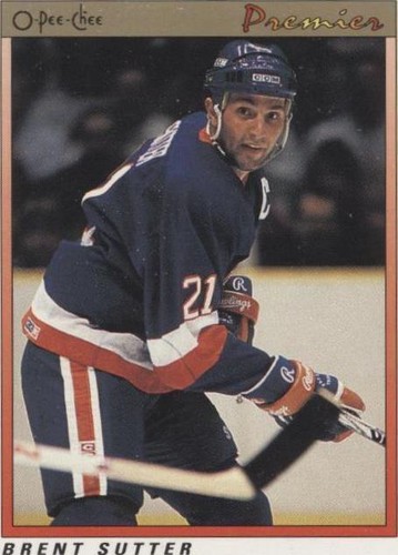 1990-91 O-Pee-Chee Premier - Brent Sutter #115