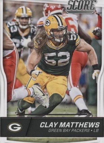 2016 Score Clay Matthews #125