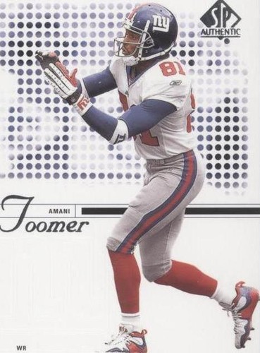 2002 SP Authentic Amani Toomer #60