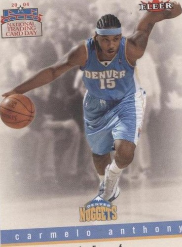 2004 National Trading Card Day - Carmelo Anthony #8