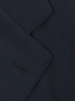 Pre-owned Luigi Borrelli $3600  Navy Blue Sportcoat 36/46