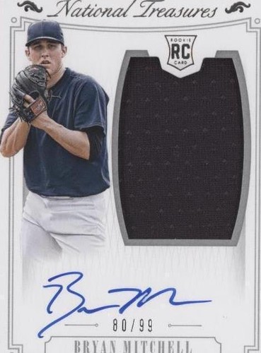 2015 Panini National Treasures - Bryan Mitchell #182