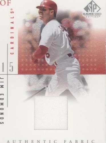 2001 SP Game Used Edition - Jim Edmonds #JE