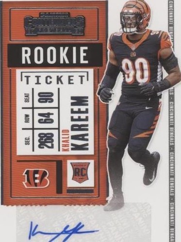 2020 Panini Contenders Khalid Kareem #207