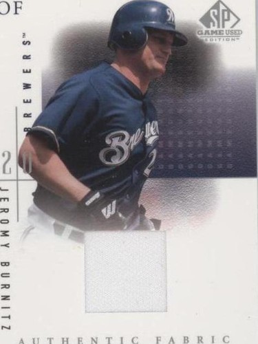 2001 SP Game Used Edition - Jeromy Burnitz #JB