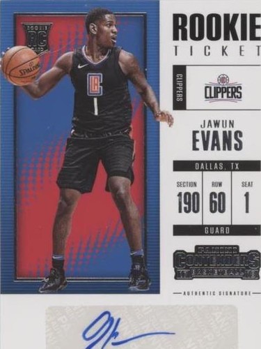 2017-18 Panini Contenders - Jawun Evans #ST-JEV