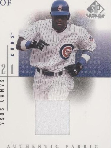 2001 SP Game Used Edition - Sammy Sosa #SS (H)