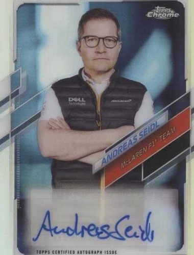 2021 Topps Chrome Formula 1 - Andreas Seidl #CA-AS