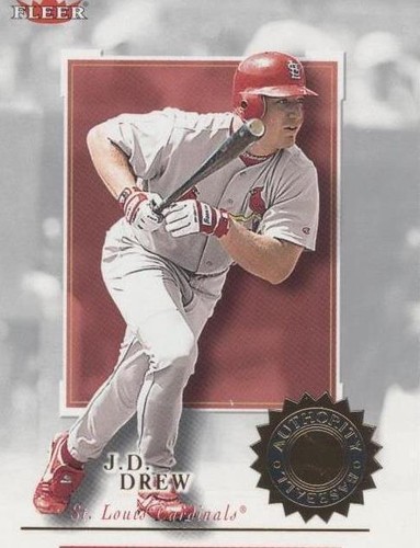 2001 Fleer Authority - J.D. Drew #81