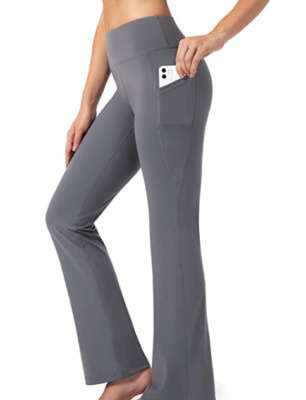 28/30/32/34 Inseam Women's Bootcut Yoga Pants Long Bootleg High-Waisted  Flar