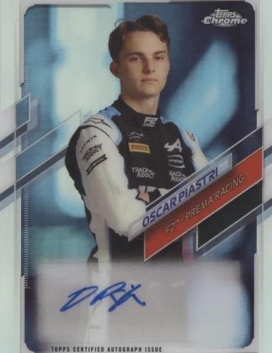 2021 Topps Chrome Formula 1 - Oscar Piastri #CA-OP