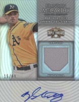 2012 Topps Triple Threads - Brandon McCarthy #TTUAR-106