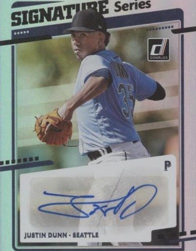 2020 Panini Donruss - Justin Dunn #SS-JD