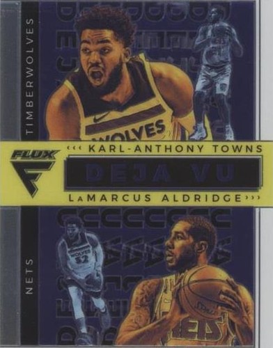 2020-21 Panini Flux - Karl-Anthony Towns/LaMarcus Aldridge #34